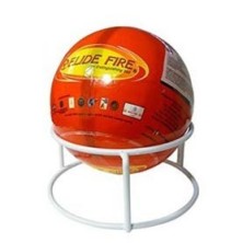 Extintor bola de fuego en soporte