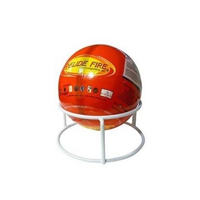 Extintor bola de fuego en soporte