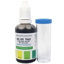 pH-Test mit Tropfen Neptune Hydroponics