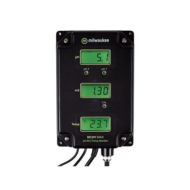 Medidor continuo PH-EC-Temperatura Milwaukee base