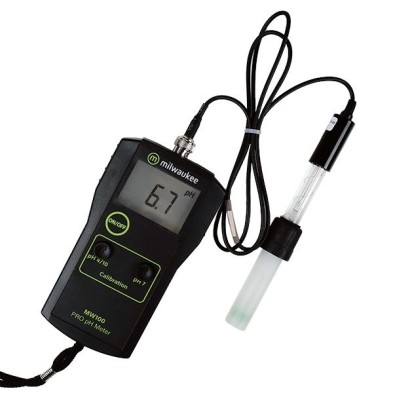 Medidor PH tierra Milwaukee con sonda