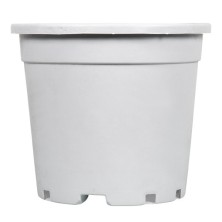 Maceta/contenedor grande blanca con asas 17L